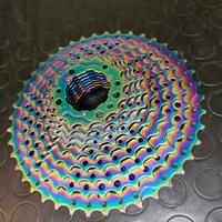 Cassetta pignoni 9 velocità multicolor - Nuova