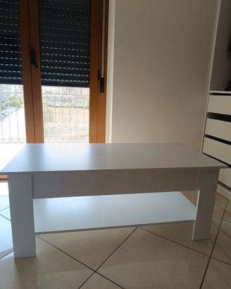 Tavolino da soggiorno bianco