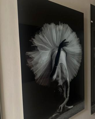 quadro in vetro ballerina piccola 80x120