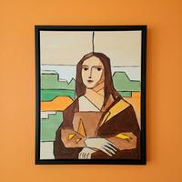 quadro su tela con acrilici 