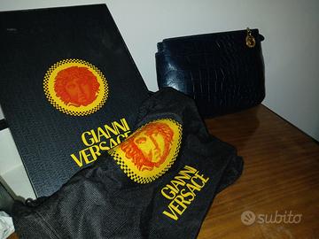 Pochette in pelle Gianni Versace