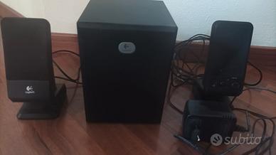 Casse Logitech con boofer per pc