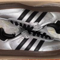 Adidas Samba OG W “Silver/Black/Gum”