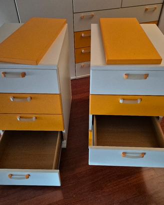 cassettiere colombini come nuove