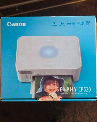 Stampante foto Canon Selphy cp520 + kit stampa