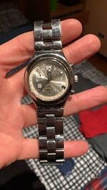 Swatch crono acciaio