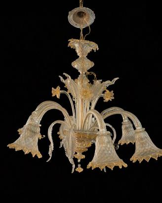 Lampadario in vetro di Murano