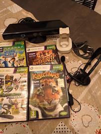 kinect xbox360 più accesori 