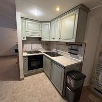 Cucina ad angolo completa Verde Salvia