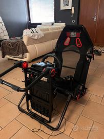 Logitech G923+ Gt lite racing cockpit