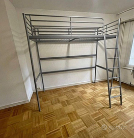 Letto a Soppalco IKEA SVARTA 90x200 Smontato