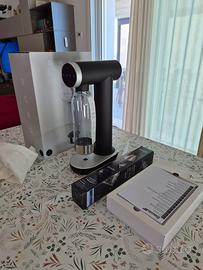 Gasatore acqua SMEG nero + bombola CO2
