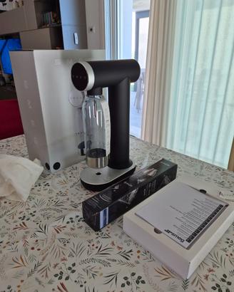 Gasatore acqua SMEG nero + bombola CO2