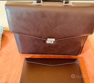 Borsa a cartella 24ore in vera pelle