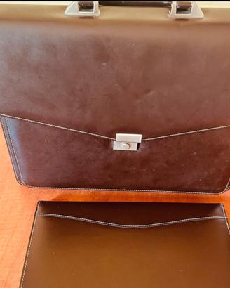 Borsa a cartella 24ore in vera pelle