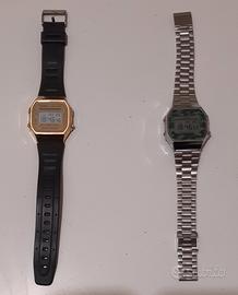 Coppia di orologi digitali casio originali
