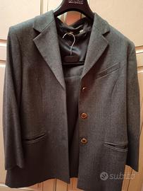 completo giacca e gonna grigio tg. 46