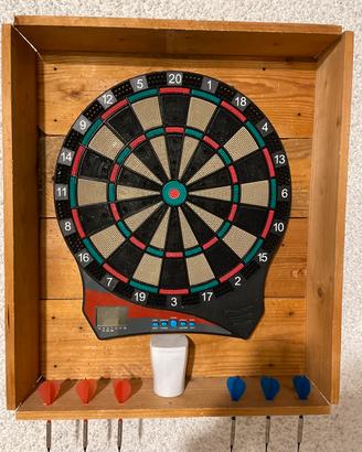 Dart Board Bersaglio Freccette Professionale - Con 12 Freccette In Metallo E Accessori - Ideale Per Principianti Ed Esperti Gioco Freccette Adulti - Foto 9