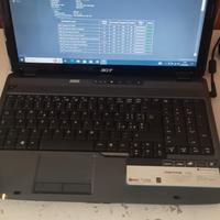 notebook acer aspire 5735Z RAM4GB SSD120GB win10