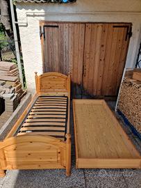 Letto 1 piazza stile Südtirol