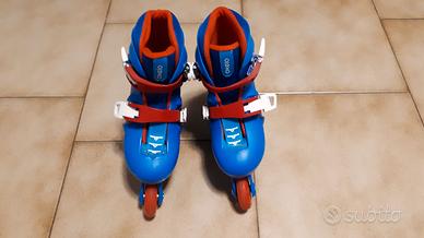 Roller bambino Play3 Oxelo+set protezioni+casco