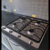 Piano Cottura Smeg a gas,60cm inox a gas, 4 fuochi