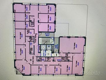 Uffici liberi mq 530 Zona Tribunale r.emilia