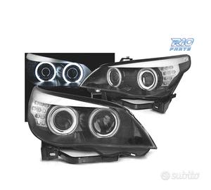 FARI XENON BMW E60 03-04 ANGEL EYES CCFL FONDO NER