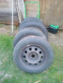 gomme invernali con cerchi in ferro alfa 147