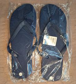 Ciabatte infradito blu nuove – mai usate, n. 45