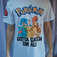POKEMON cartone animato MAGLIA T-SHIRT maglietta