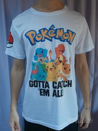 POKEMON cartone animato MAGLIA T-SHIRT maglietta