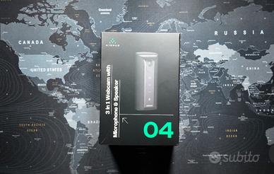 Webcam 3in1 con microfono e altoparlante