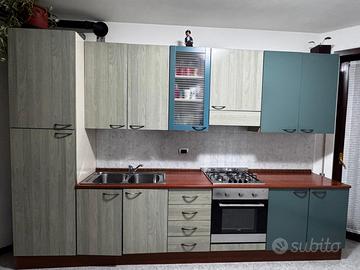 Cucina lineare 3,50m completa di elettrodomestici