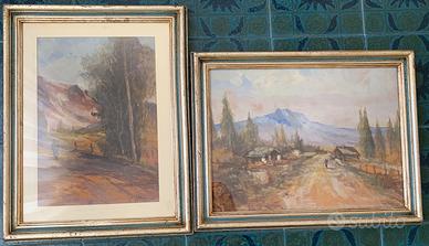 Coppia dipinti G. Di Pietro primo ‘900