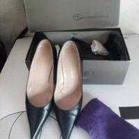 scarpe decolte nere made in italy   vera pelle n37