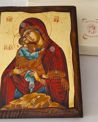 Icona bizantina di Madonna della Tenerezza