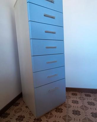 Settimanale Moderno Azzurro Tenue e Frassino – Com