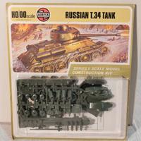 Airfix model kit RUSSIAN T34 tank scale HO/00