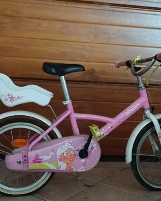 Bicicletta bambina  16" B`TWIN Decathlon 