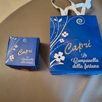 campanella portafortuna Capri e bracciale lavorato