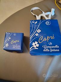 campanella portafortuna Capri e bracciale lavorato