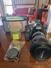 Kit Completo Canon EOS6D+3 Obiettivi L+Flash etc