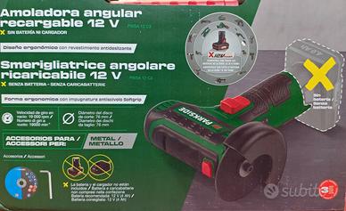 Mini Smerigliatrice  PARKSIDE 12V PWSA 12 c3 nuova