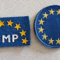 Due patch, militari, comunità europea