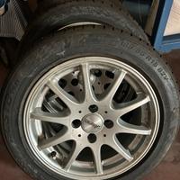 Gomme 185/55/15 x3 e cerchi fiat punto