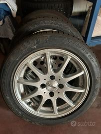 Gomme 185/55/15 x3 e cerchi fiat punto