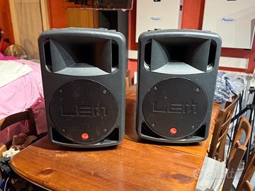 COPPIA DI CASSE BI-AMPLIFICATE LEM d400