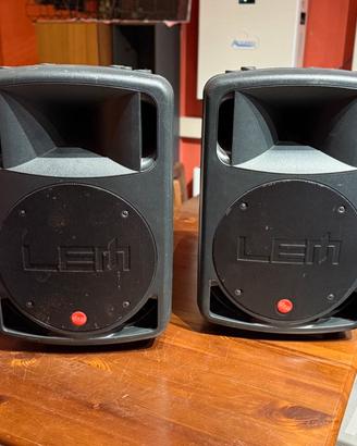 COPPIA DI CASSE BI-AMPLIFICATE LEM d400