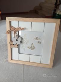 Portafoto da tavolo in legno 